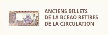 Anciens billets BCEAO