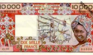 Anciens billets de la BCEAO retirés de la circulation